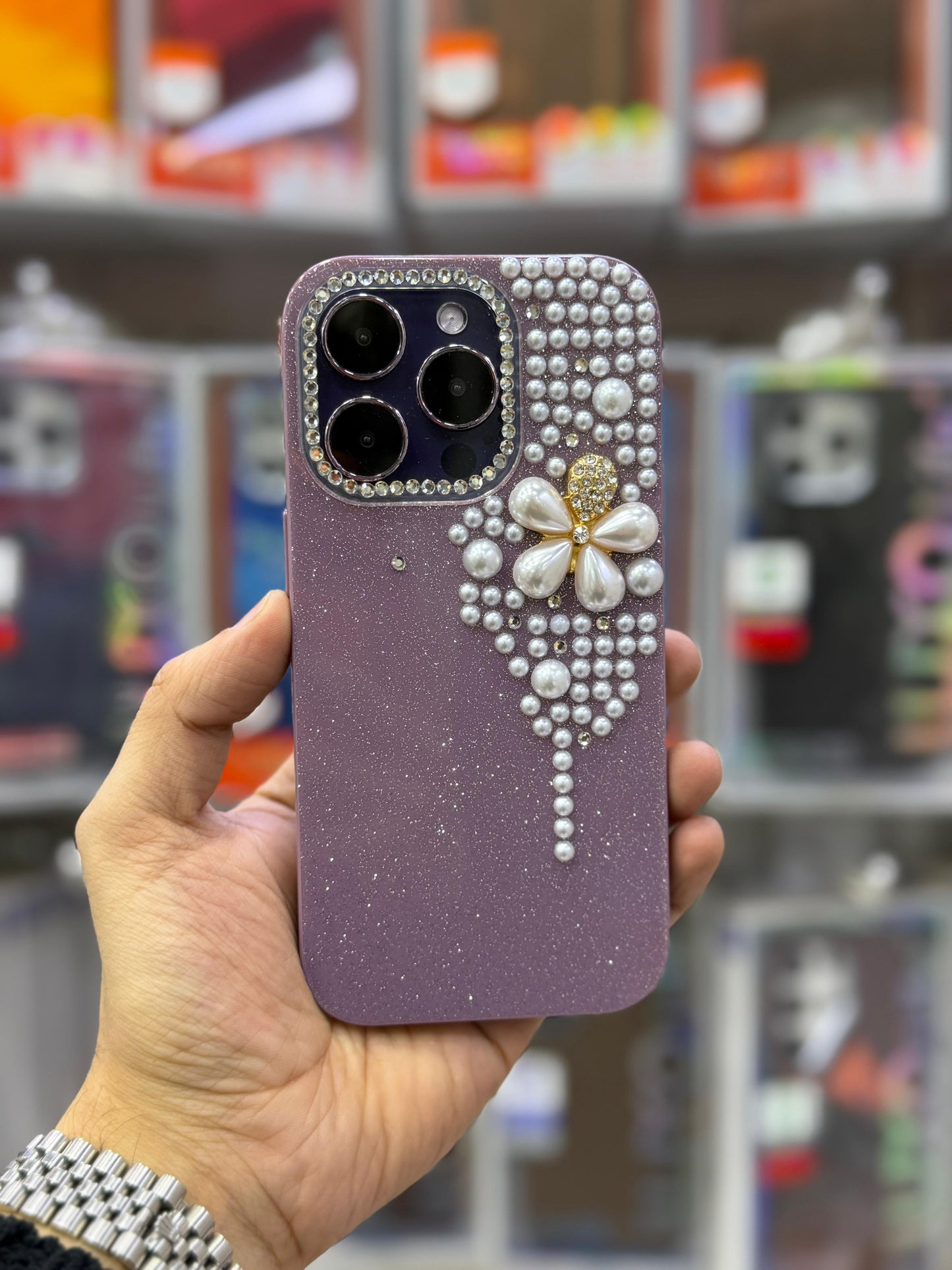 Stones Glitter Case